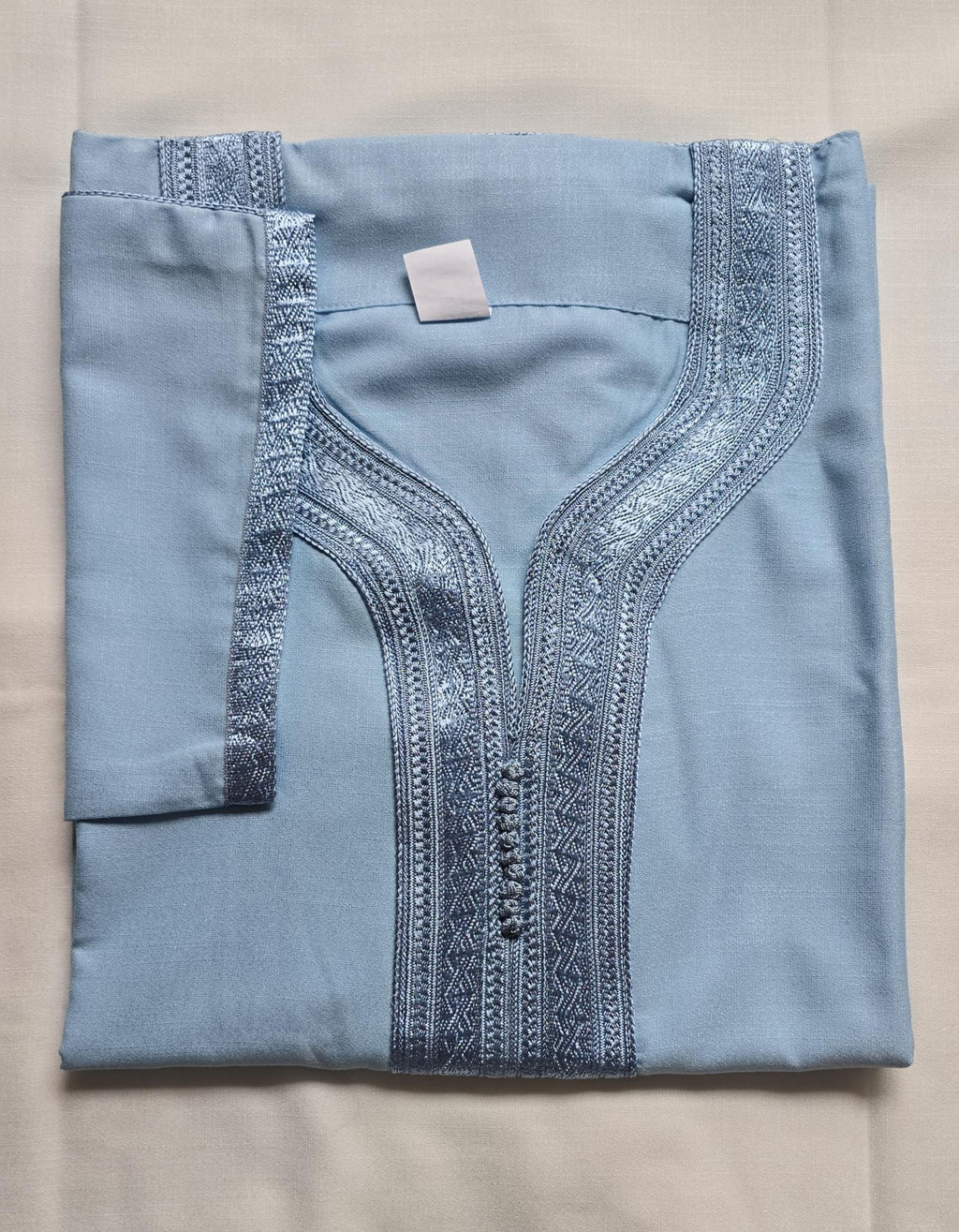 Light Blue Moroccan Gandoura